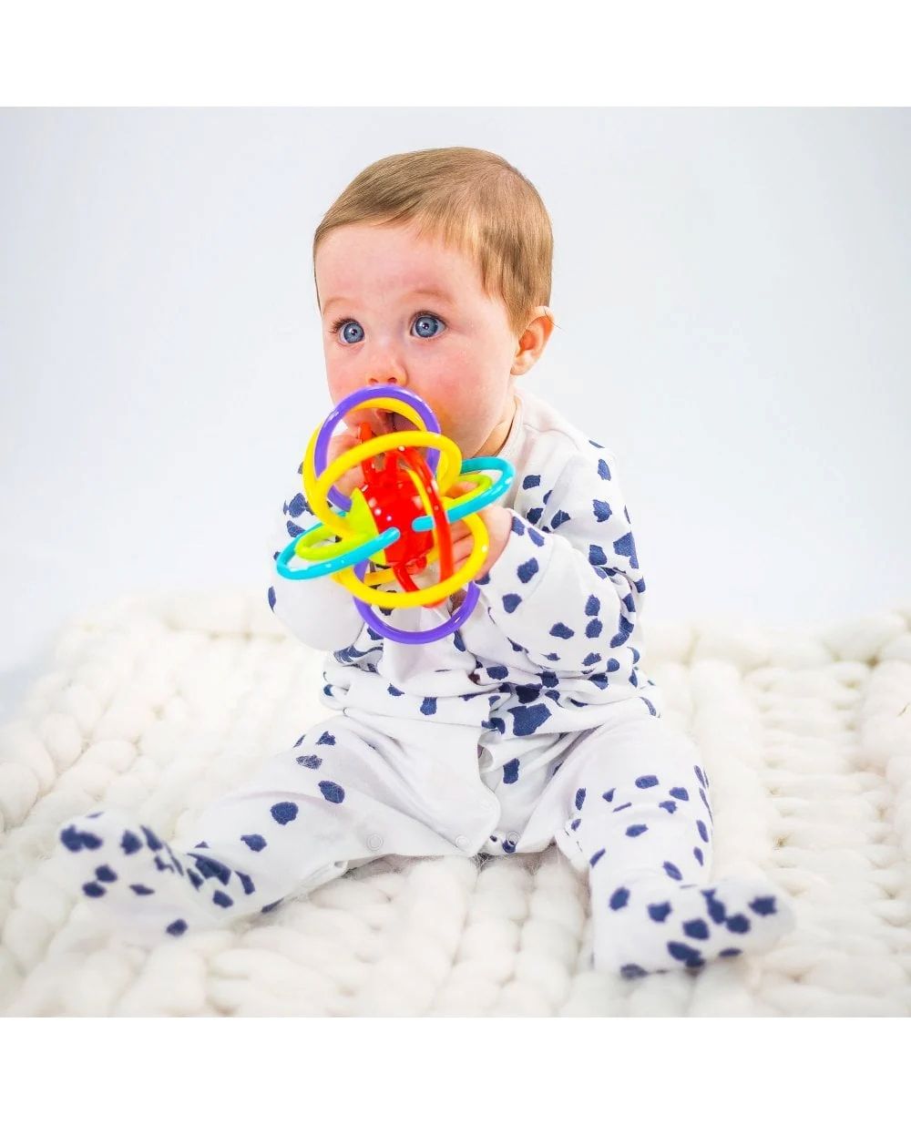 Nuby - Lots Of Loops Teether - Style May Vary - Multicolor