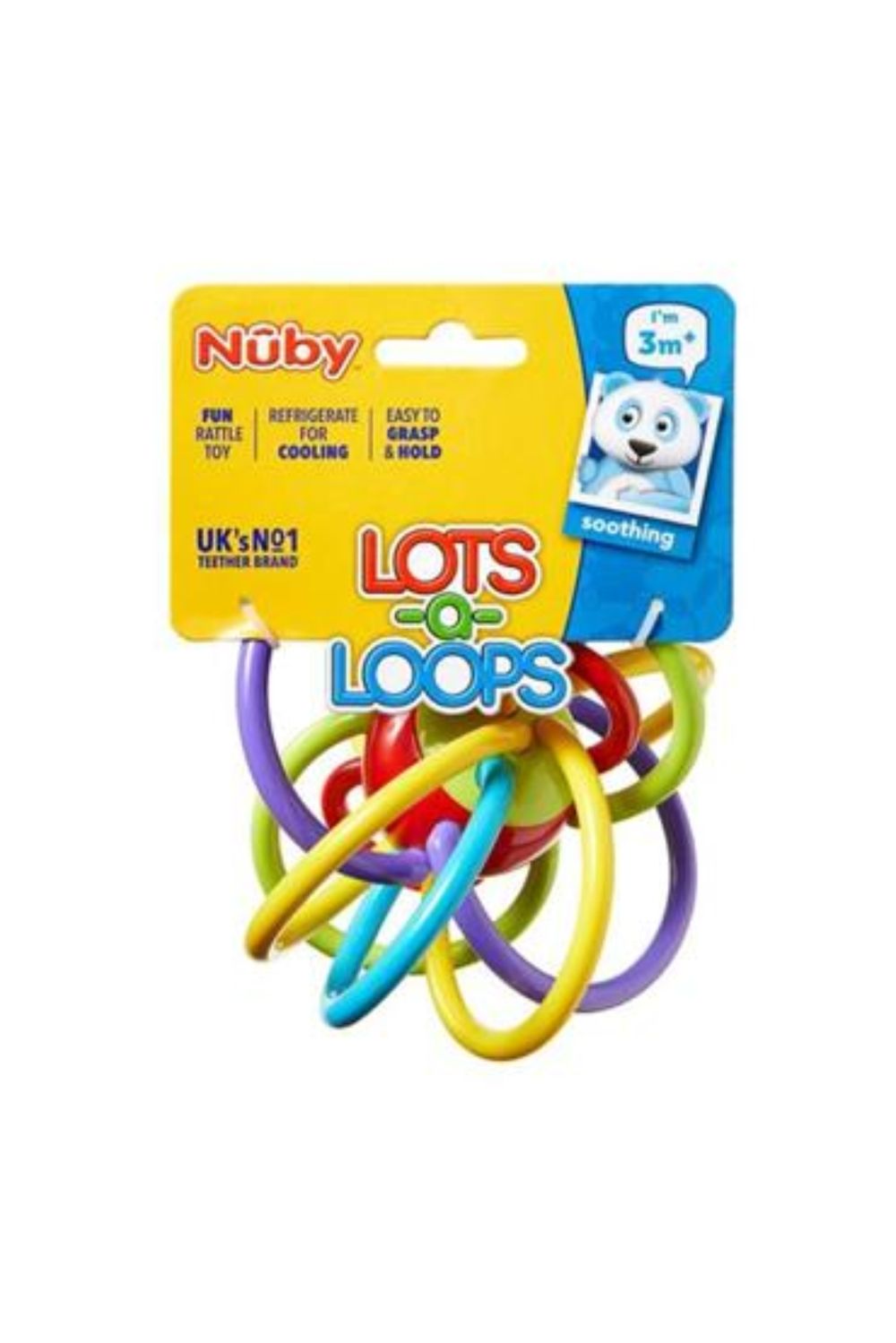 Nuby - Lots Of Loops Teether - Style May Vary - Multicolor