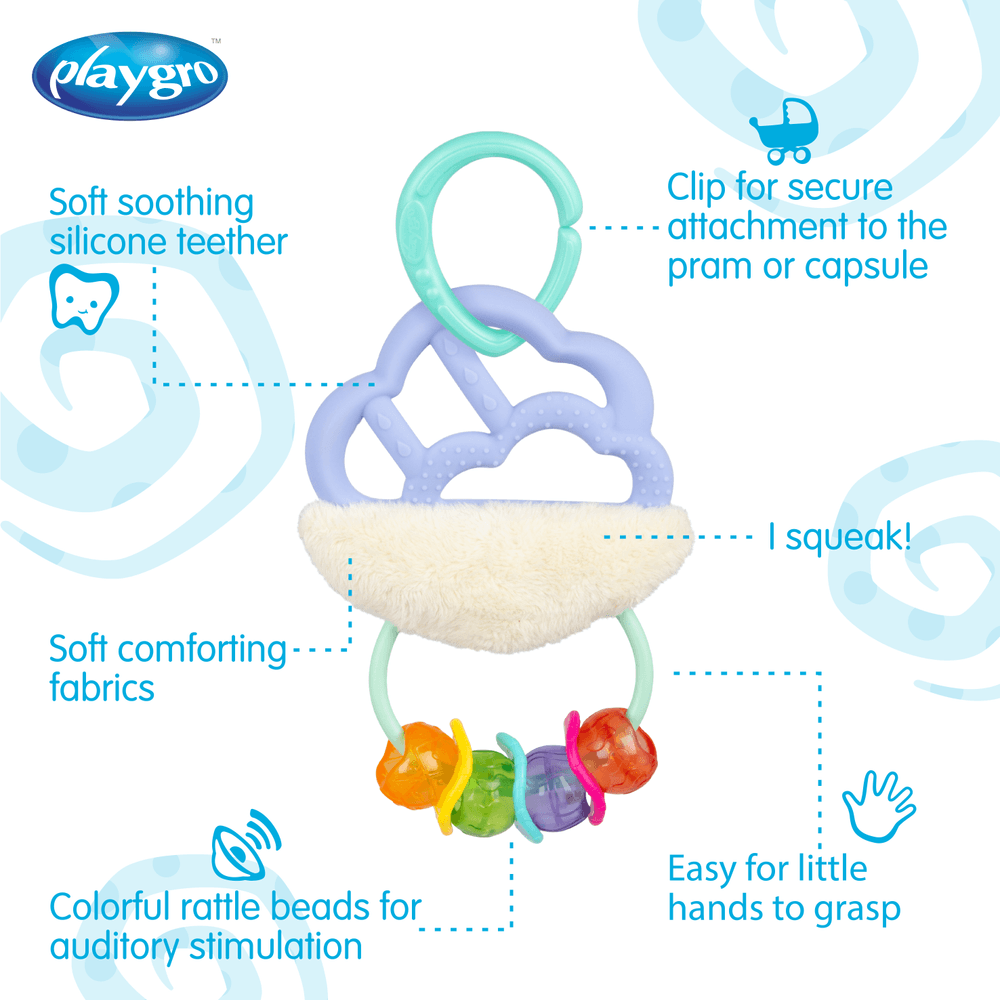 Playgro - Dreamy Gums Silicone Rattle