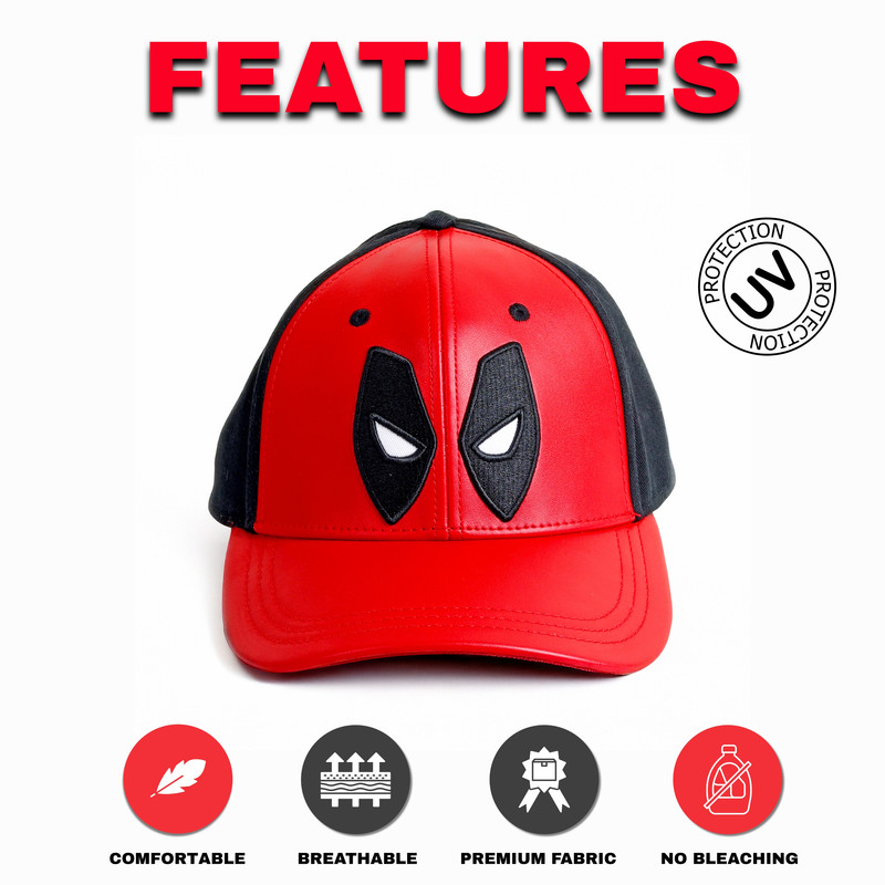 Marvel Deadpool V5 Premium Cap - Red/Black