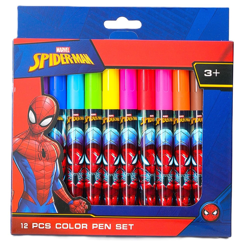 Marvel - Spider-Man Beyond Limits Marker Pen - 12 Pcs