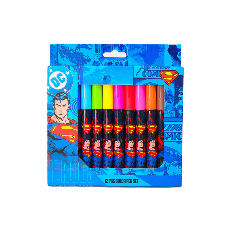 Warner Bros. Superman Superpower Marker Pen - 12 Pens