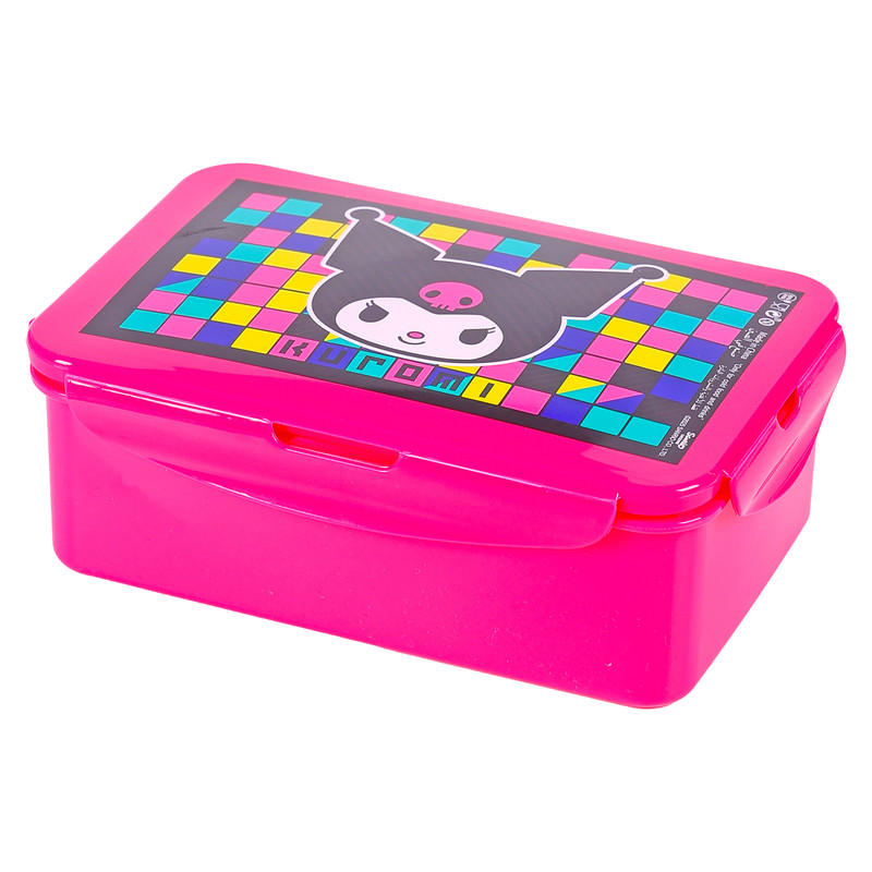 Sanrio - 3 Compartments Lunch Box - Kuromi Ambition