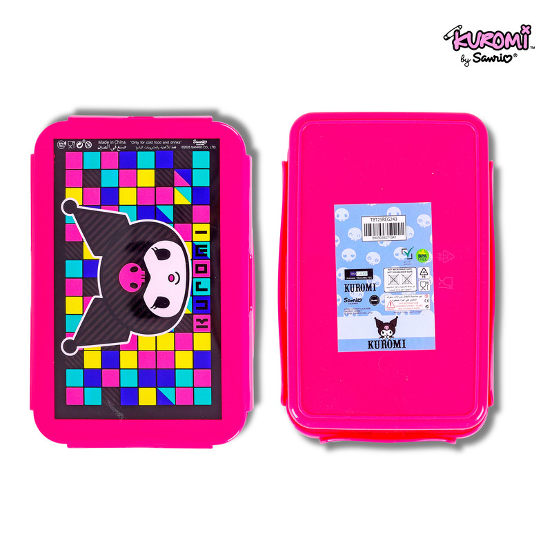 Sanrio - 3 Compartments Lunch Box - Kuromi Ambition