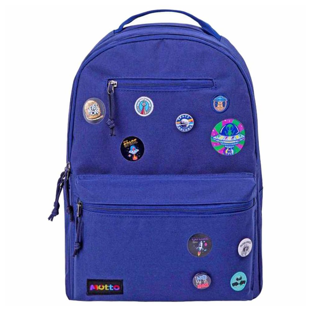 Trucare - Motto Space Backpack - Blue - 16-Inch