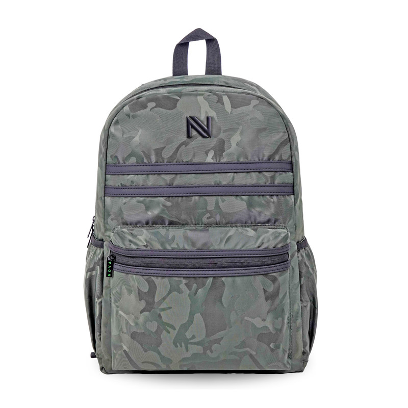 شنطة ظهر Trucare - Nova Camo 2 - رمادي - 45 سم