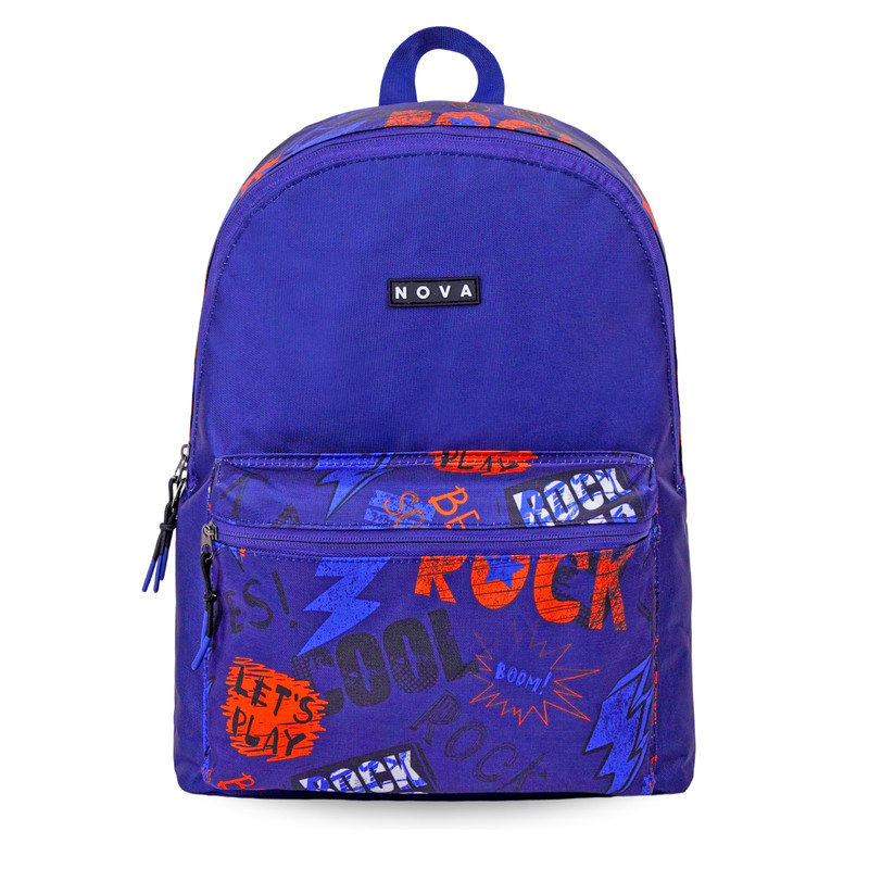 Trucare - Nova Private Printed Backpack - Blue - 40 cm