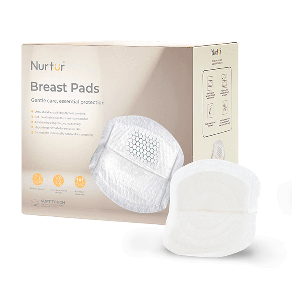 Nurtur Cozi Disposable Nursing Breast Pads Set - 72 Pcs