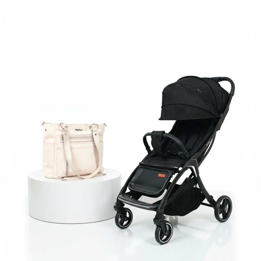 Nurtur Luce Cabin Stroller & Multifunction Diaper Handbag Set - 2 Pcs