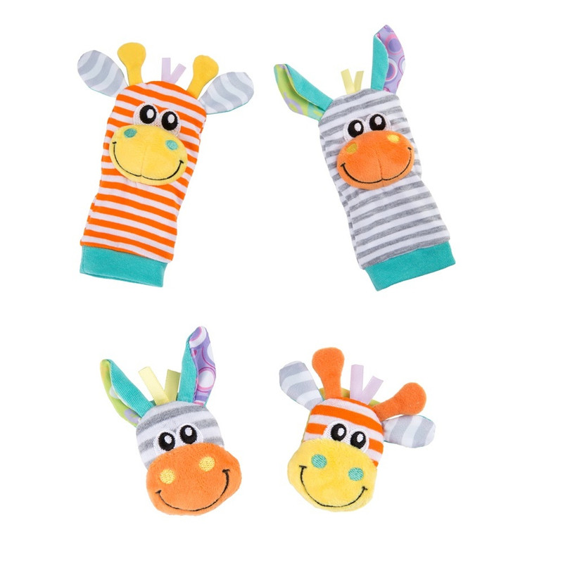 Playgro - Jungle Wrist Rattle And Foot Finder