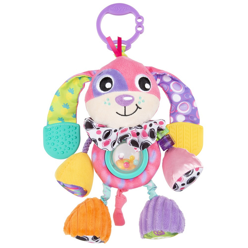 Playgro - Activity Friend Crib And Stroller Toy - Dixie Dog