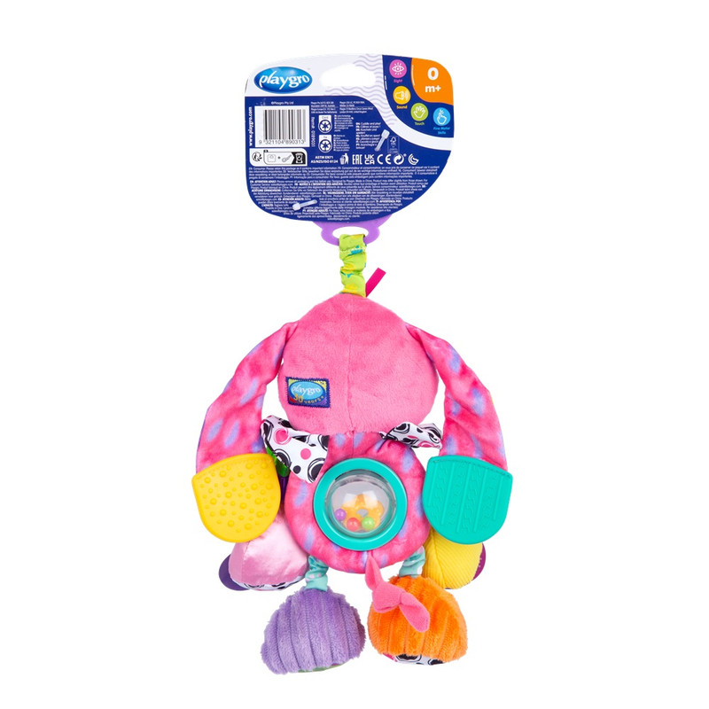 Playgro - Activity Friend Crib And Stroller Toy - Dixie Dog