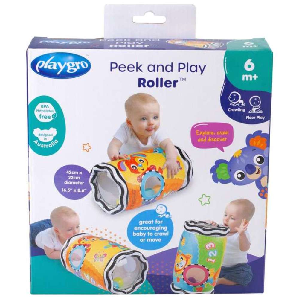 Playgro - Peek And Play Roller Early Learning Toy - Multicolor