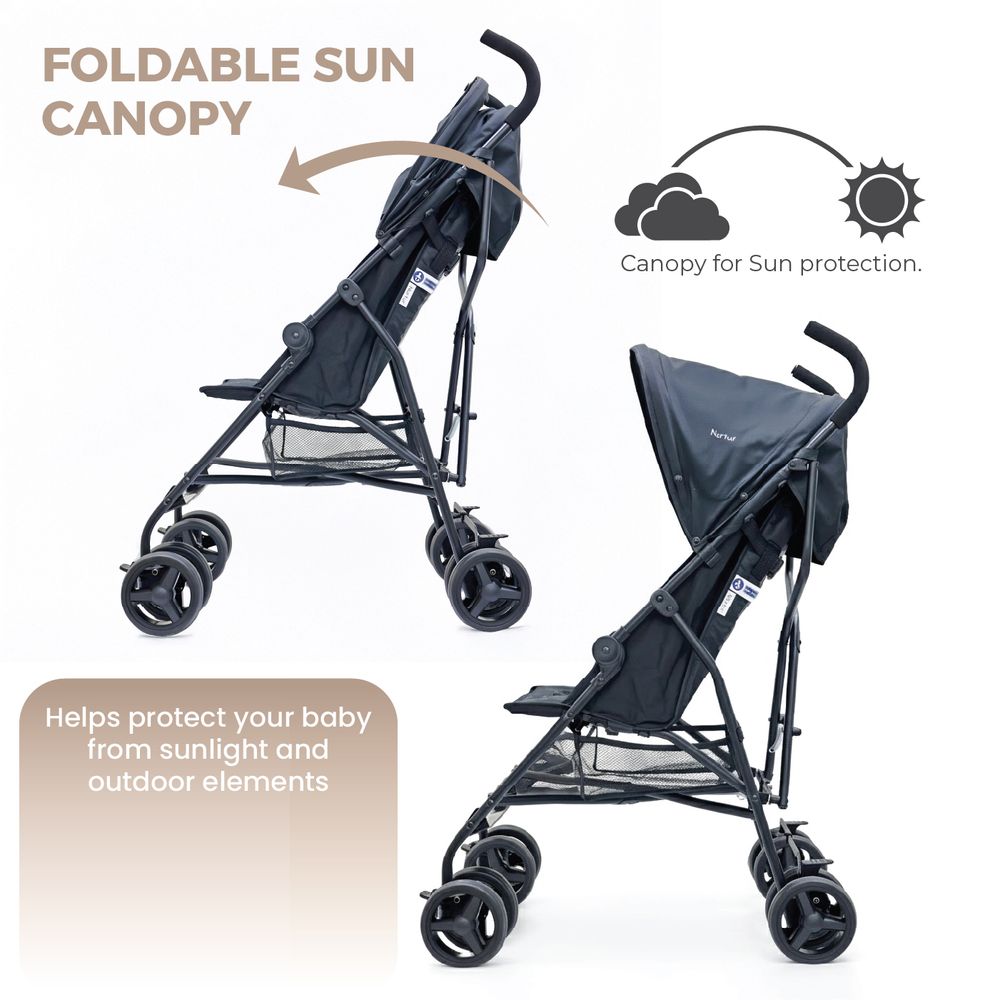 Nurtur - Leo Lightweight Stroller Pro With Shopping Basket
