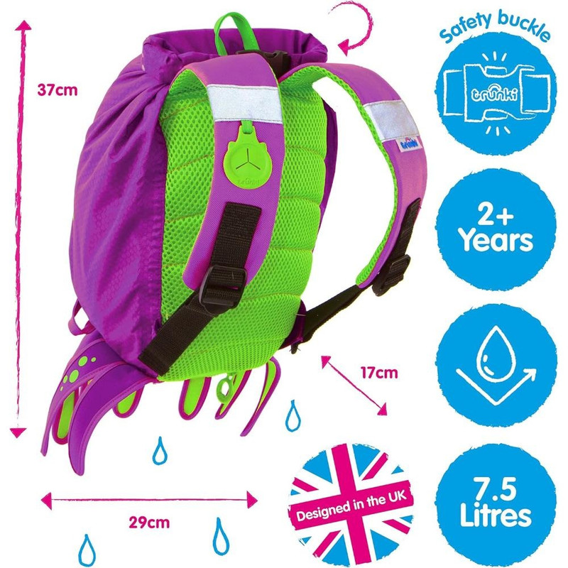 Trunki - Paddlepak Waterproof - Inky The Octopus