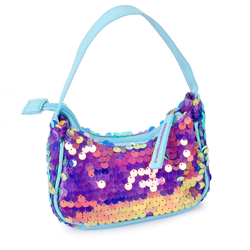 Sanrio Kuromi Indescent Sequin Shoulder Bag - Multicolor
