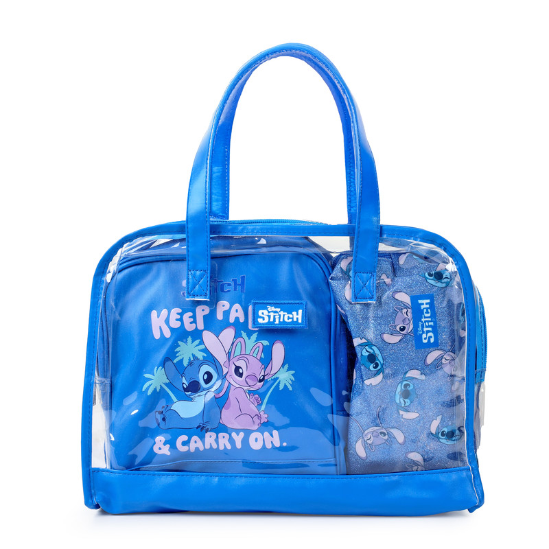 Disney Stitch Cosmetic Bag Set 3 Pcs - Blue