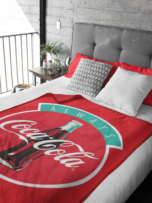 TRUCARE - Coca Cola Flannel Kids Blanket