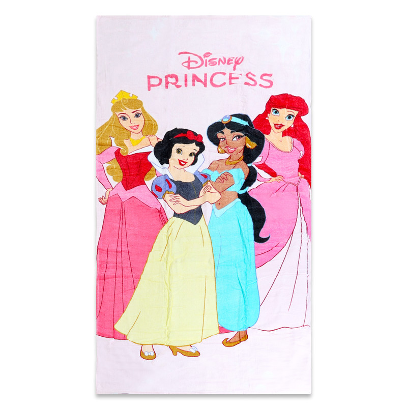 Disney Princess Printed Beach Towel 70x140 Cm - Multicolor