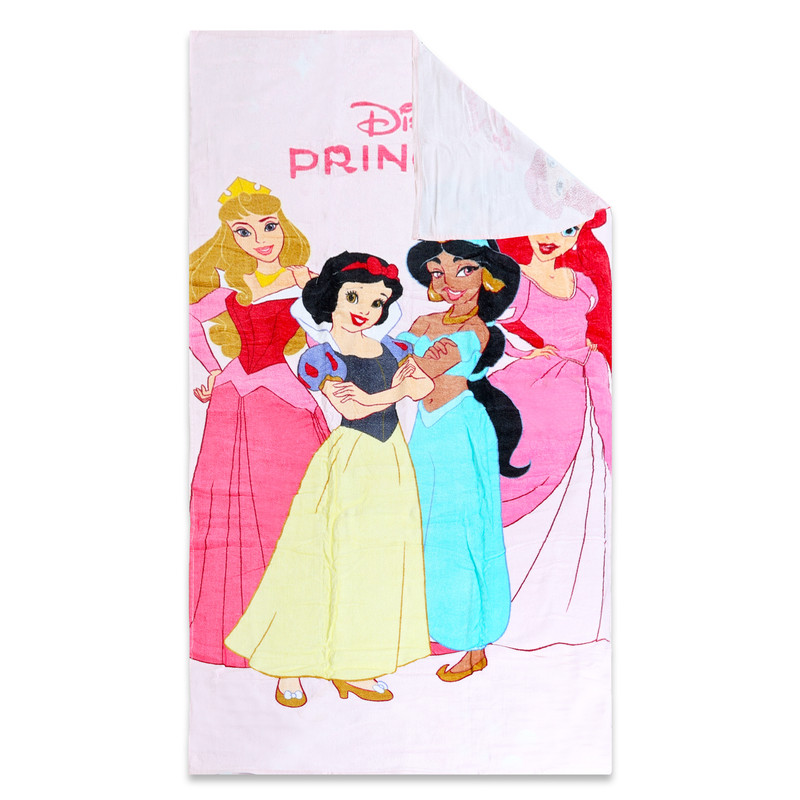 Disney Princess Printed Beach Towel 70x140 Cm - Multicolor
