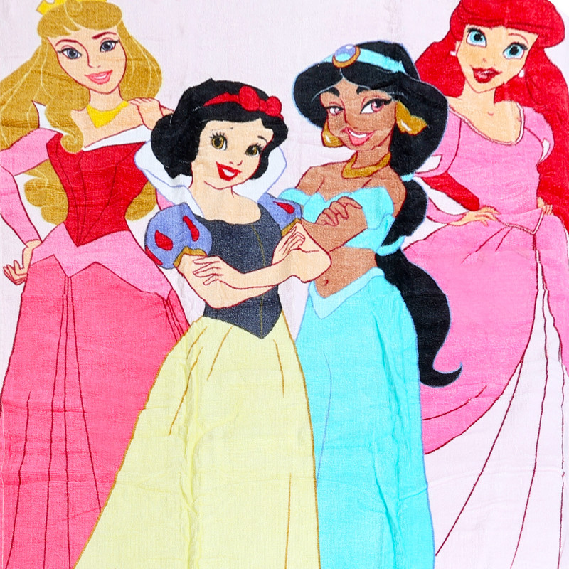 Disney Princess Printed Beach Towel 70x140 Cm - Multicolor