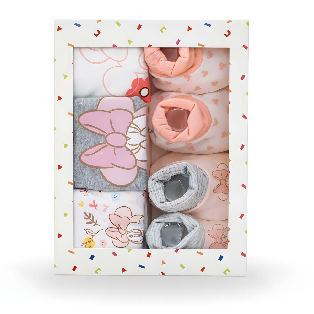 Disney - 5pc-Set - Minnie Mouse Baby Girl Gift Set - Pink