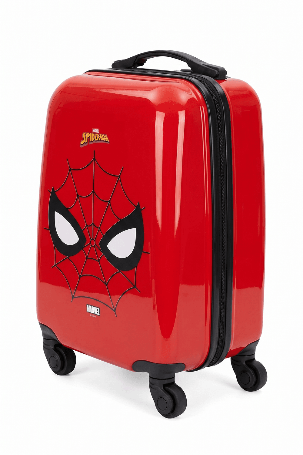 Marvel - Spider-Man Design Kids Trolley Luggage - Red - 16-Inch