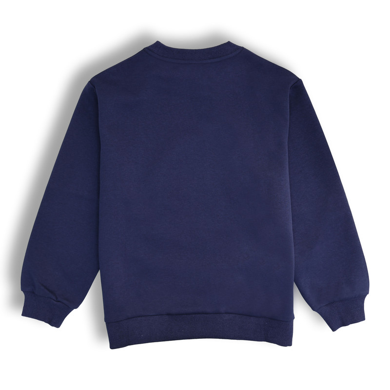 Nautica Boy's Full Sleeve Sweatshirt - Blue