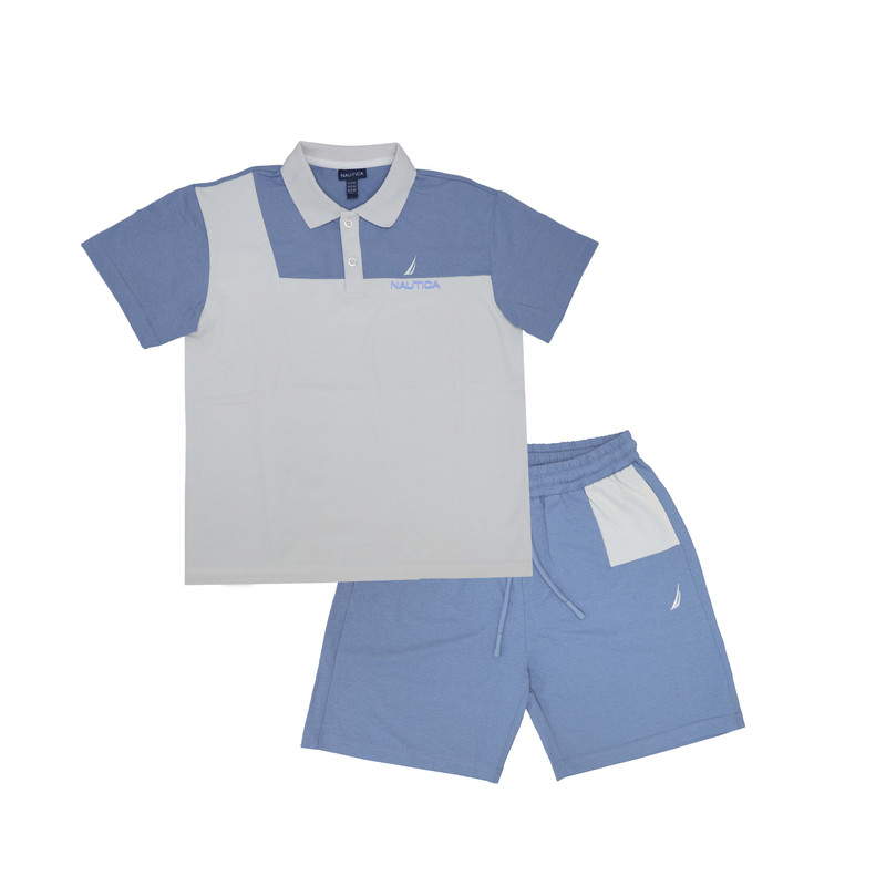 Nautica Boy's T-Shirt and Short Set - Multicolor - 2 Pcs