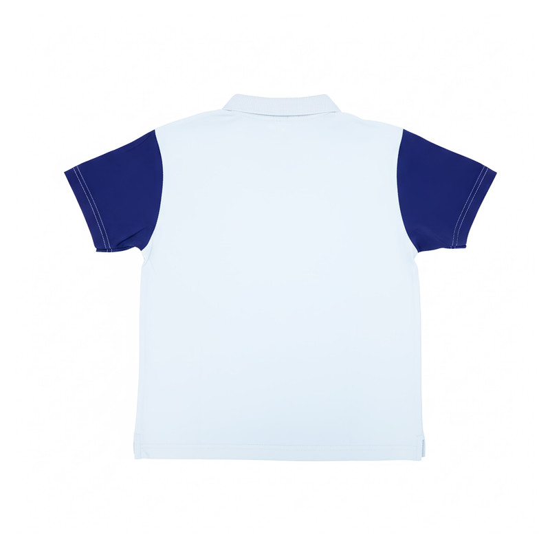 Nautica Boy's Polo T-Shirt with Side Panels - Blue/White