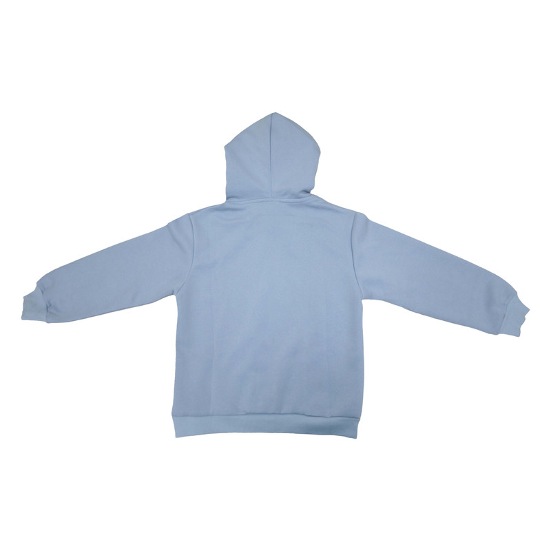 Nautica Boy's Hoodie with HD Print on Chest - Light Blue
