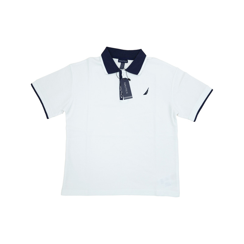 Nautica Boy's Polo T-Shirt - White