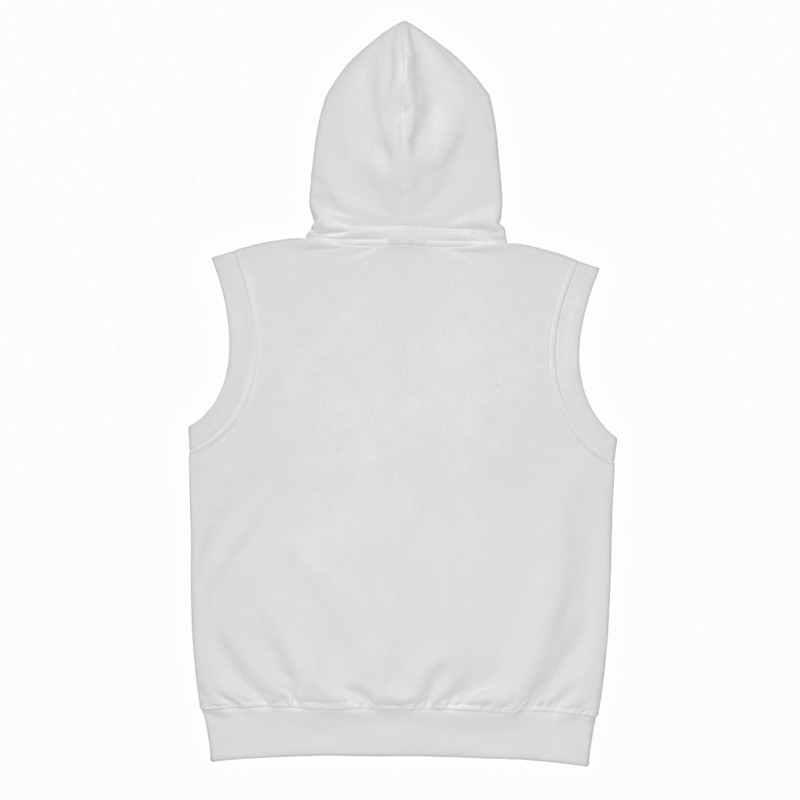 Nautica Boy's Sleeveless Hoodie - White