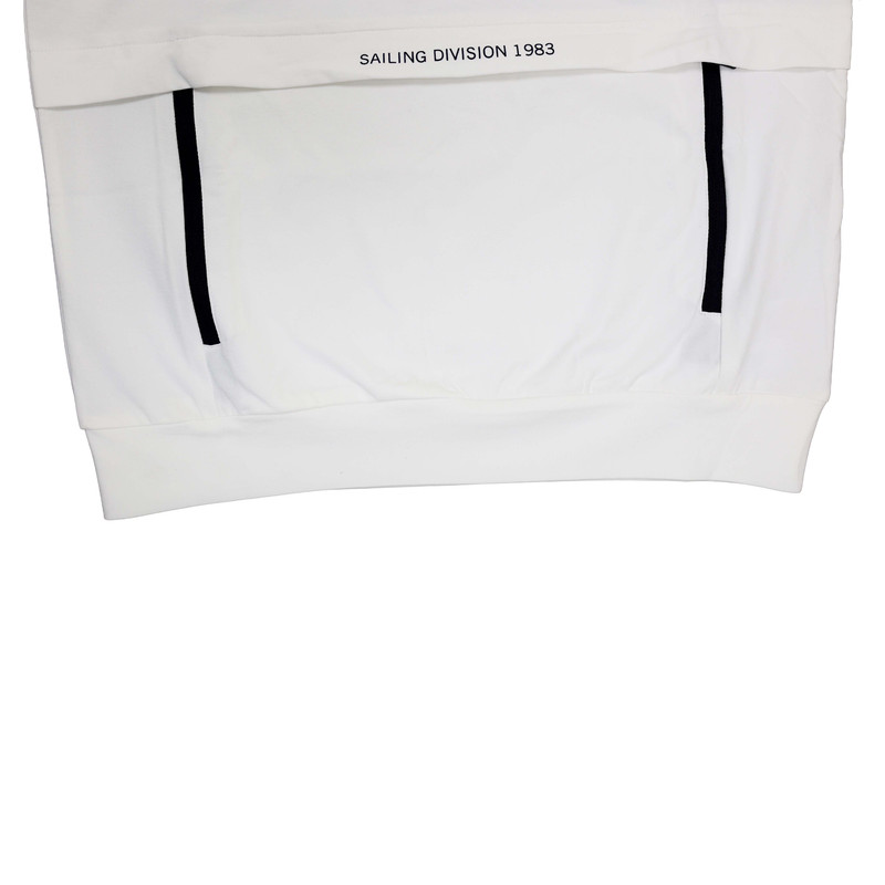 Nautica Boy's Sleeveless Hoodie - White