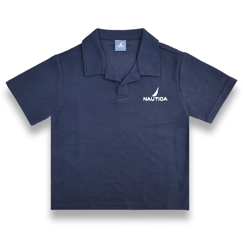 Nautica Boy's T-Shirt and Short Set - Dark Navy - 2 Pcs