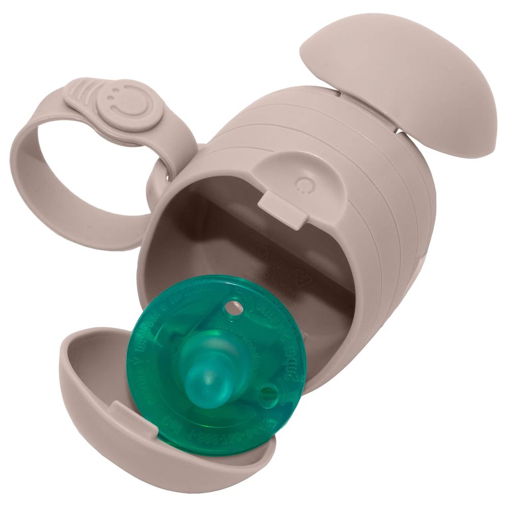 Ubbi - OTG Pacifier Holder - Taupe