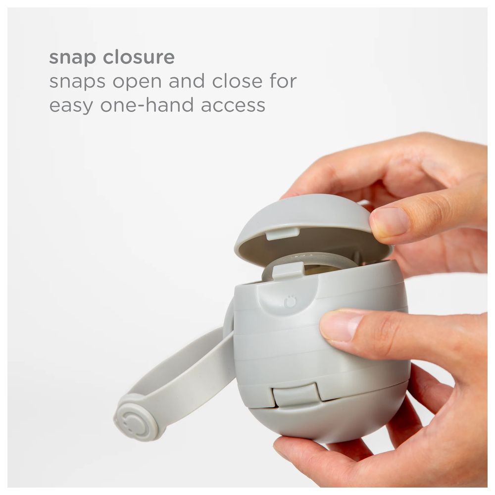 Ubbi - OTG Pacifier Holder - Taupe