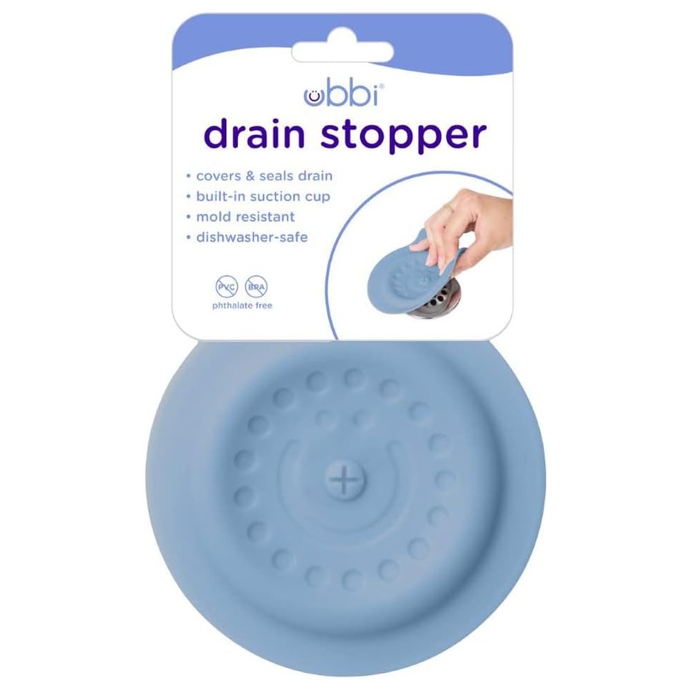 Ubbi - Bathtub Silicone Drain Stopper With Suction