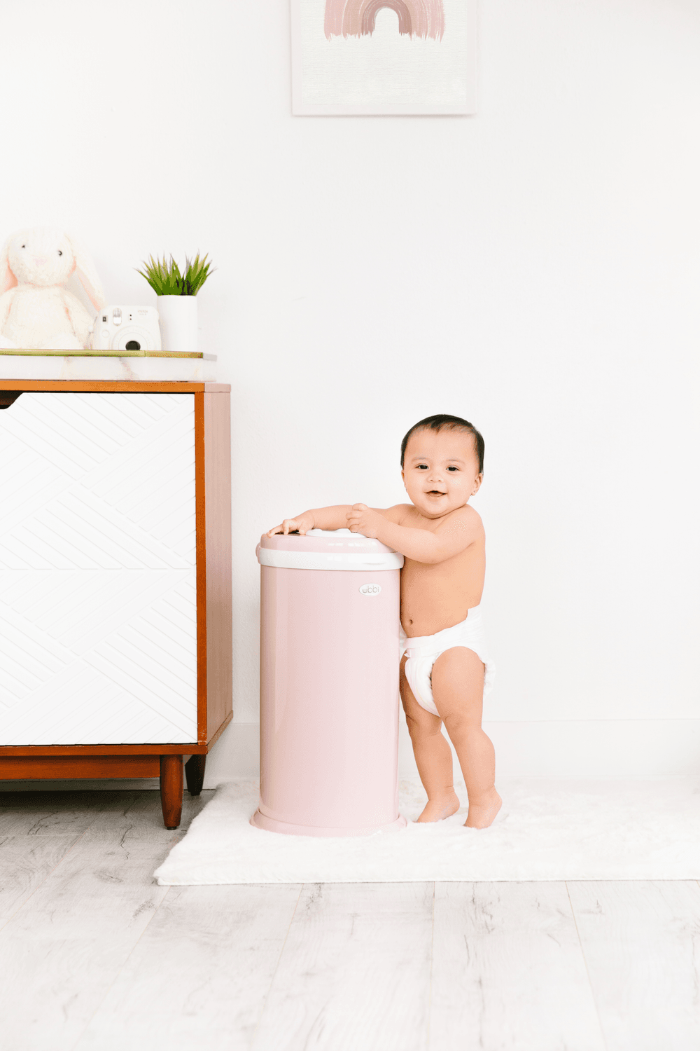 Ubbi - Diaper Pail - Blush Pink