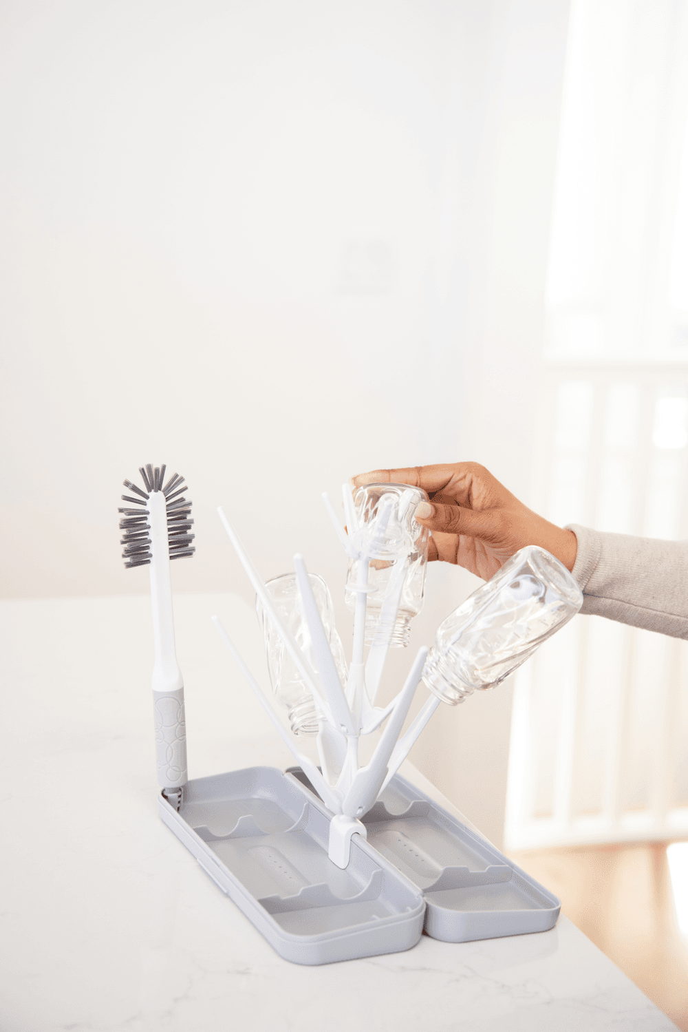 Ubbi - OTG Drying Rack Set - 4 Pcs - Grey