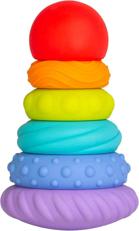 Ubbi - Baby Teether Totter - Multicolor - 6pcs