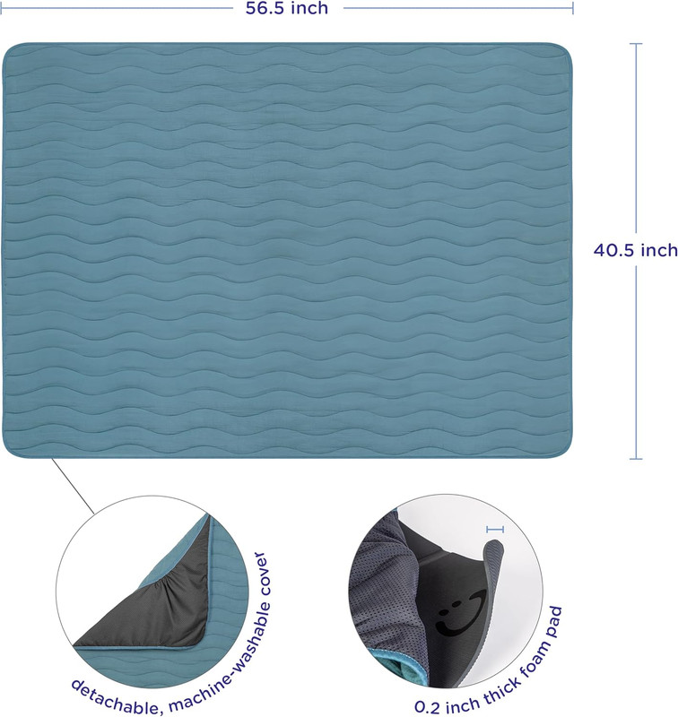 Ubbi - Baby Padded Play Mat - 40.5 x 57 cm - Multicolor