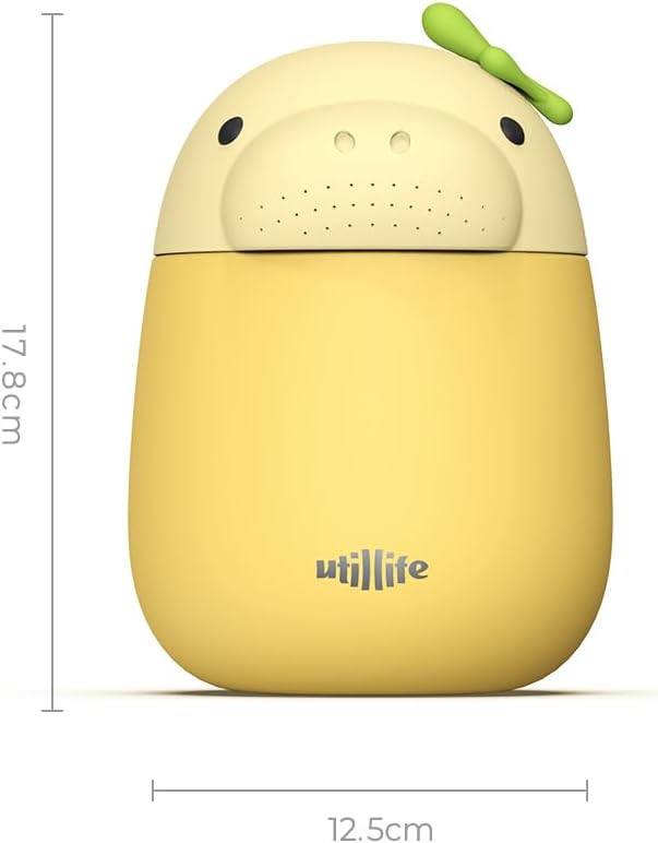 Utillife - Zoofiesta Kids Insulated Food Jar Dugong - Vacuum Thermos