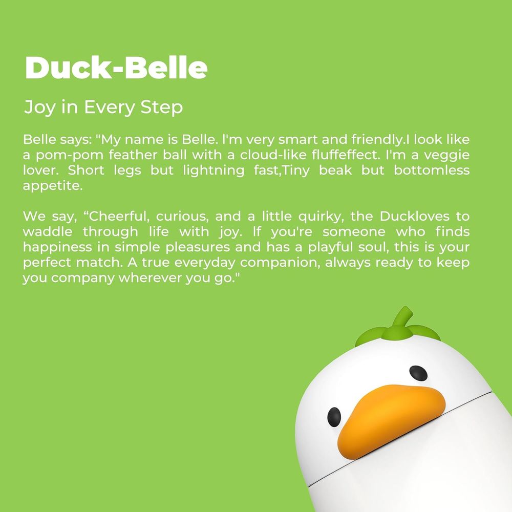 Utillife - Zoofiesta Kids Insulated Food Jar Duck - Vacuum Thermos