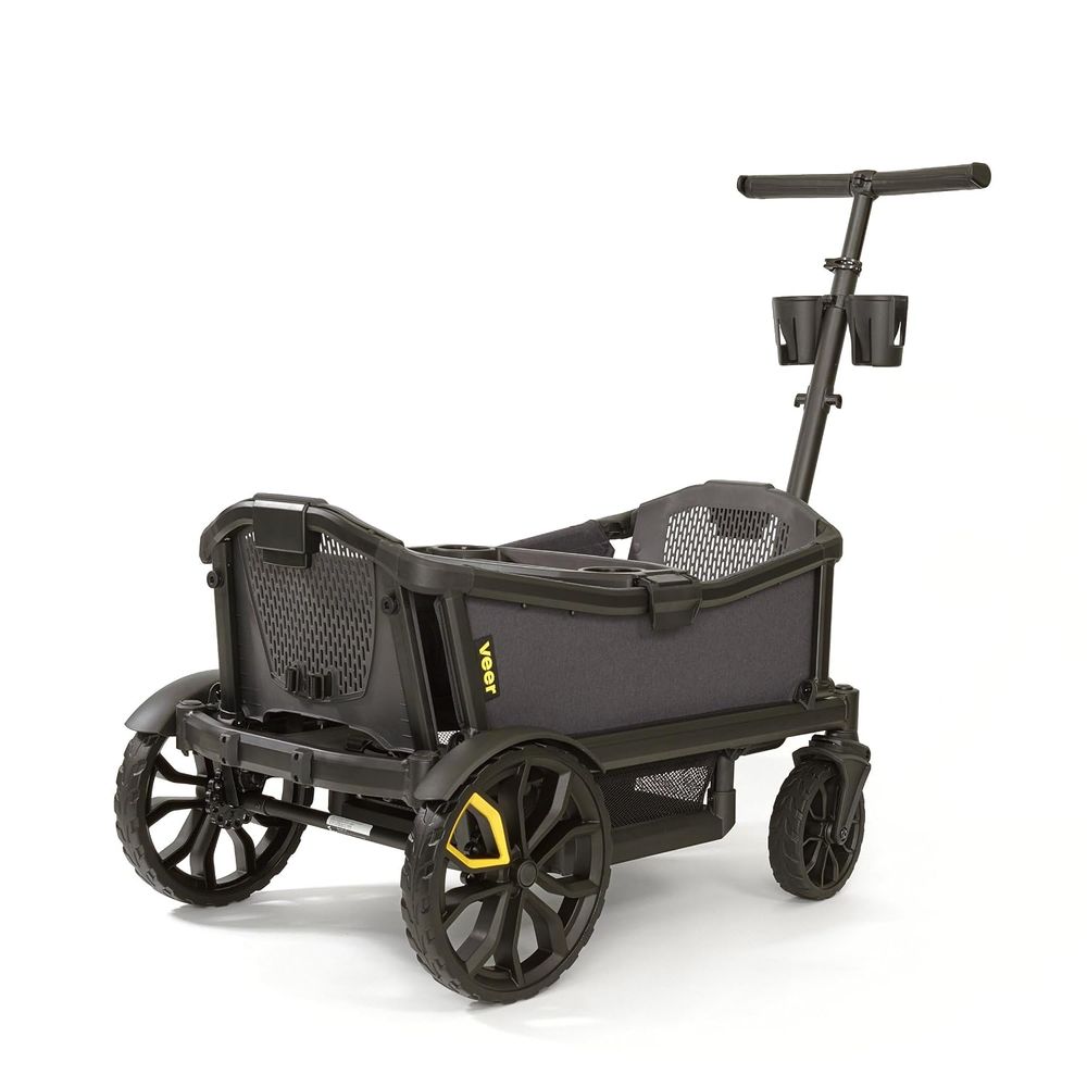 Veer - 2 Seater All-Terrain Cruiser Wagon Stroller - Black