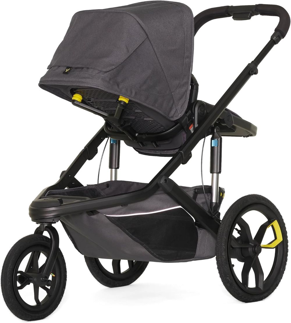 Veer - Switchback Jog Frame & All-Terrain Jogging Stroller Frame - Black
