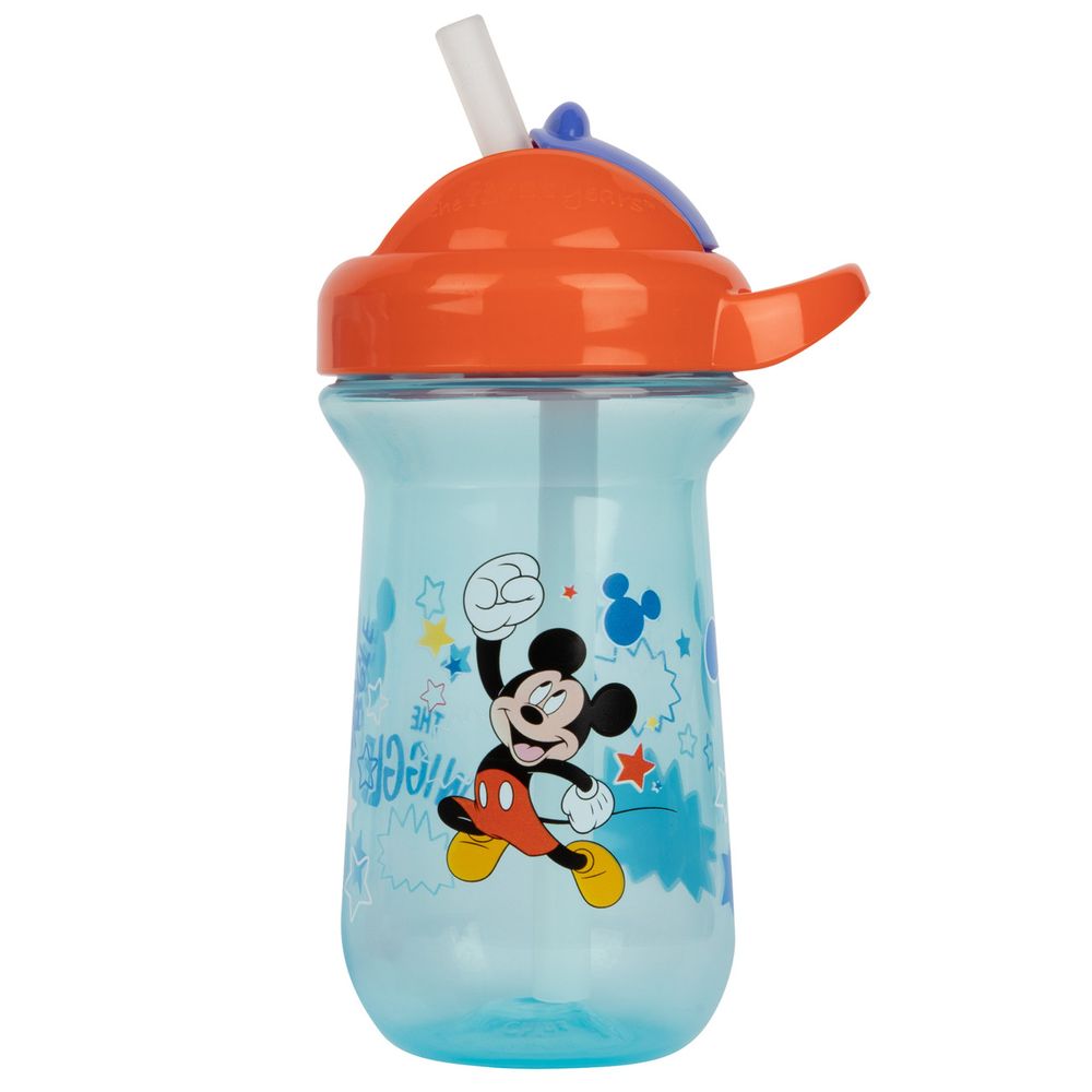 The First Years - Disney Mickey Mouse Flip Top Straw Cup - Pack Of 2 - 296 ml
