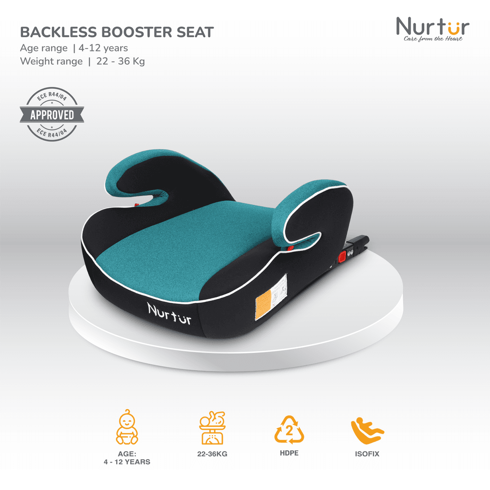 Nurtur - Enzo Kids Booster Car Seat - Group 3 - Black