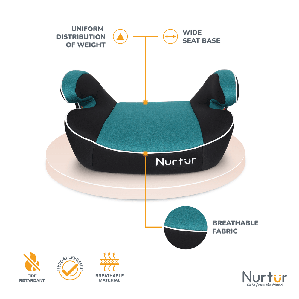 Nurtur - Enzo Kids Booster Car Seat - Group 3 - Black