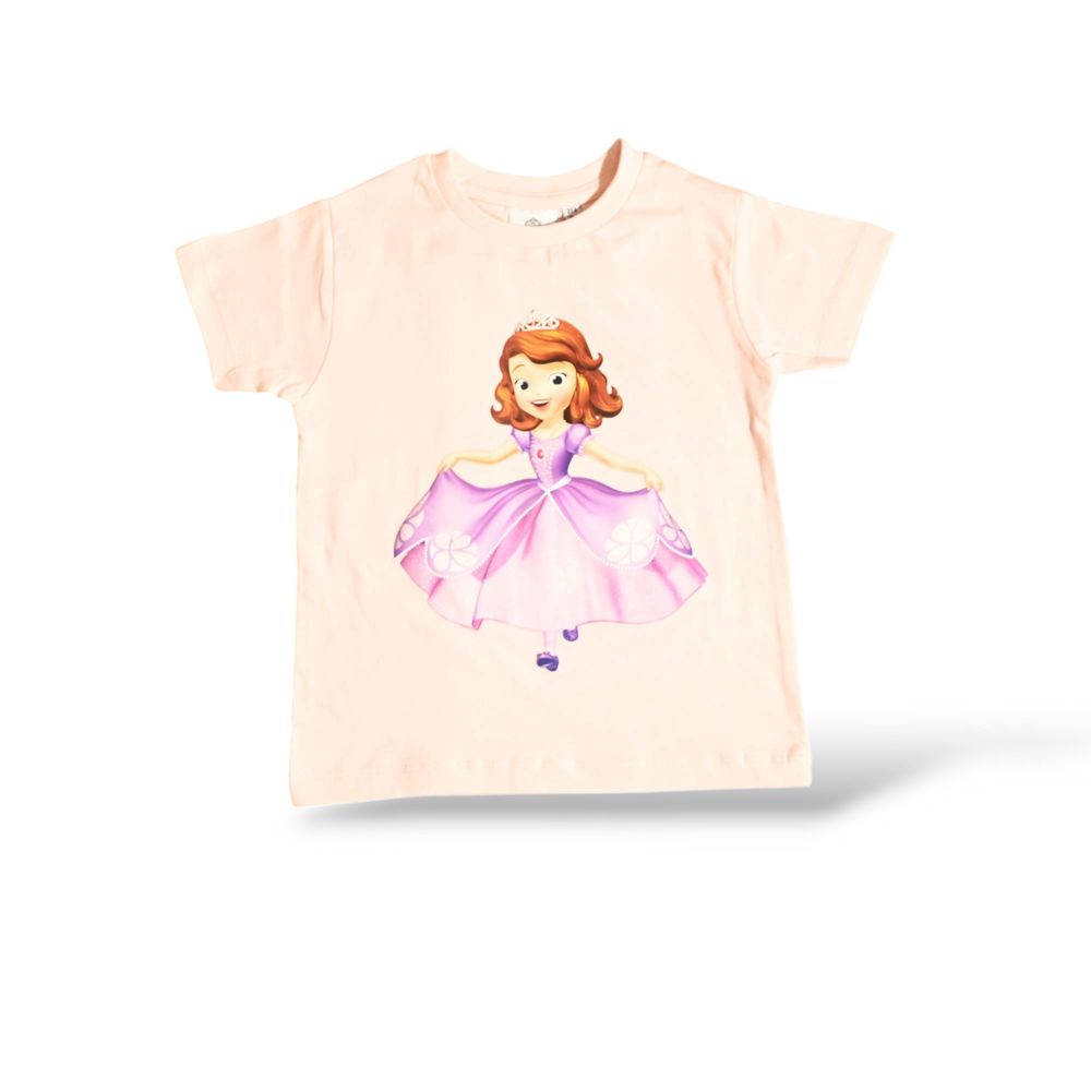 Princess Girl's Sofia Shortsleeve Pajama Set - Pink/Purple